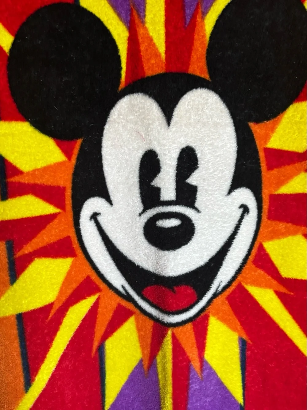 Disney 🌈 Mickey Mouse 'World of Color'” Disney, Disnyland blanket 44 x 60